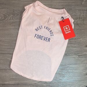 🎈Baby Pink BEST FRIENDS FOREVER Dog T-Shirt